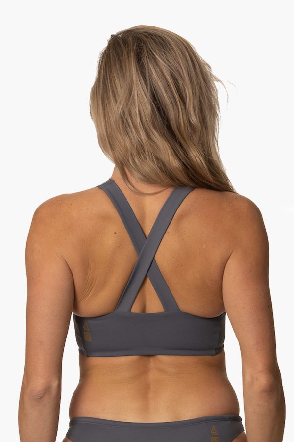 Fearless Bikini Top - Graphite For Discount - Image 4