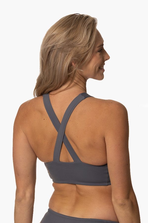 Fearless Bikini Top - Graphite For Discount - Image 3