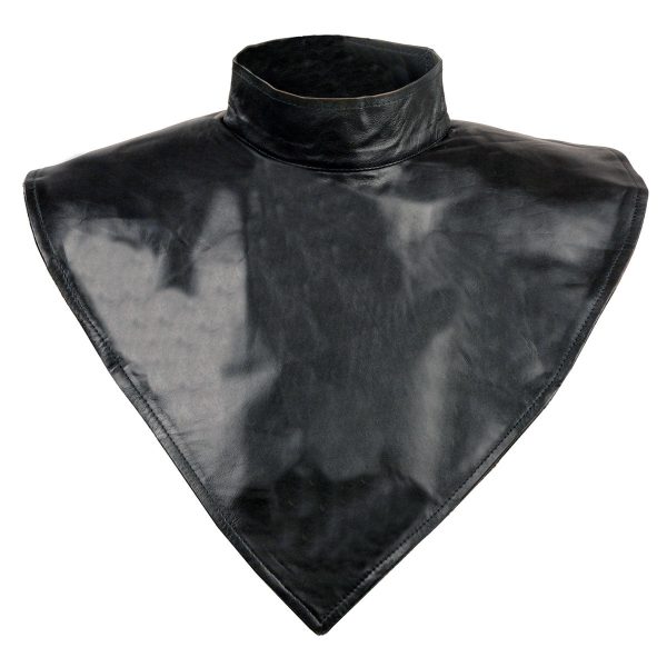 Milwaukee Leather SH166 Unisex Premium Leather Neck Warmer with Fleece Liner Fashion - Image 2