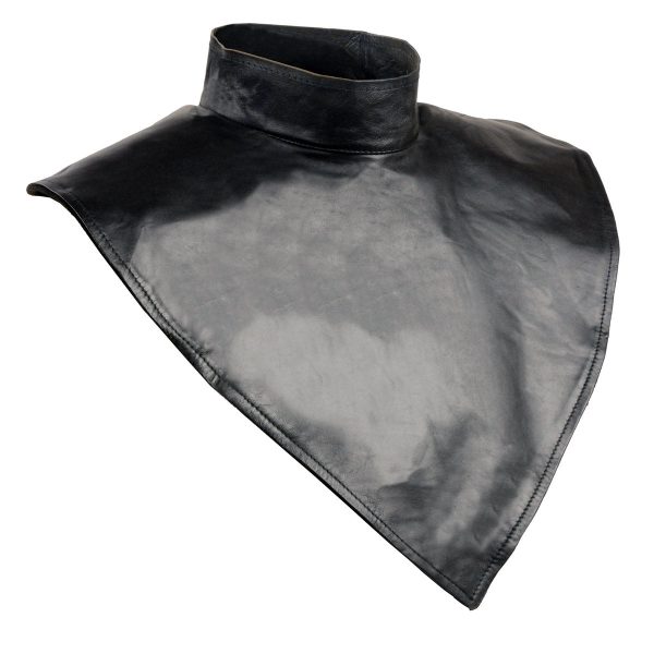 Milwaukee Leather SH166 Unisex Premium Leather Neck Warmer with Fleece Liner Fashion