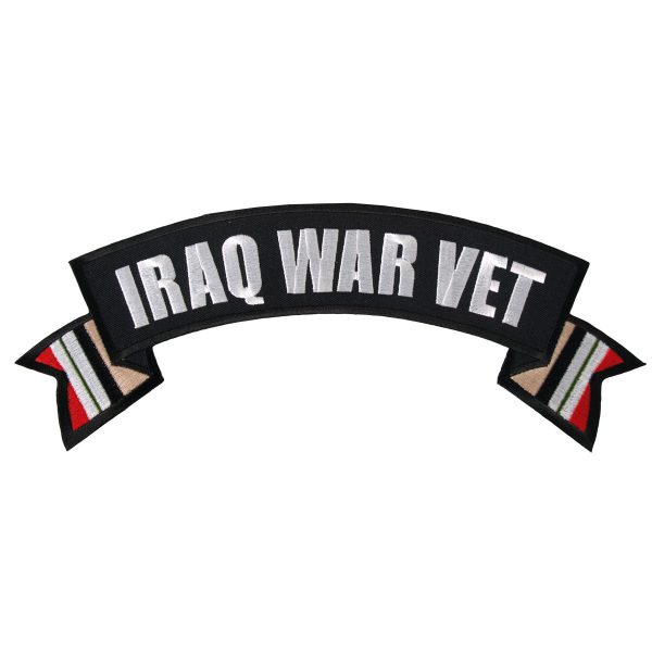 Hot Leathers PPM2106 Iraq War Vet Banner 4  x 1  Patch Online