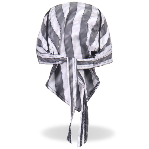Hot Leathers HWH1092 Gray Flag Headwrap For Sale - Image 4
