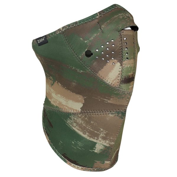 ZanHeadgear WNX128H3 Neo-X Half Mask with Bamboo Filter in a Brushed Camo Pattern Online now
