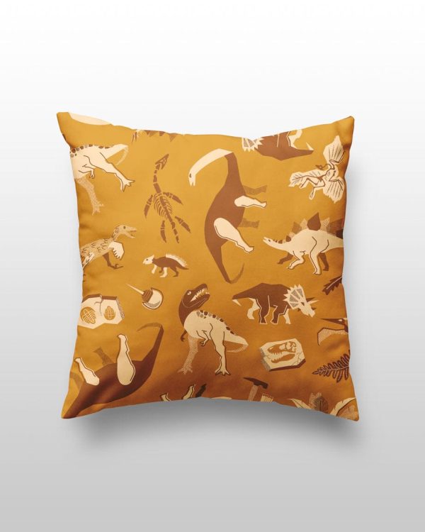 Retro Dinosaur Pillow Cover For Cheap